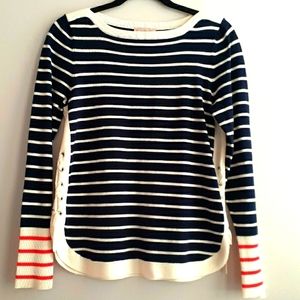 Striped Sweater | S | Red White Blue